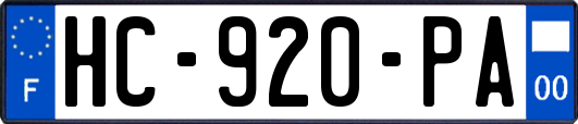 HC-920-PA