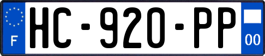 HC-920-PP
