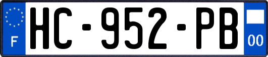 HC-952-PB
