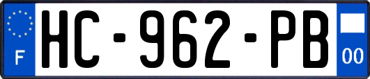 HC-962-PB
