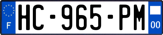 HC-965-PM