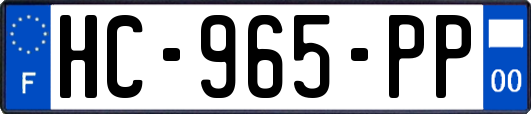 HC-965-PP
