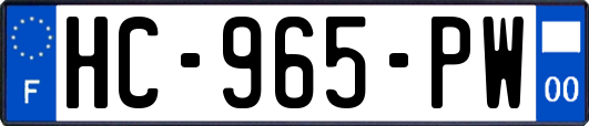 HC-965-PW
