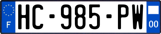 HC-985-PW