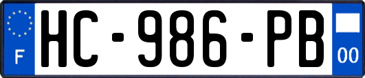 HC-986-PB
