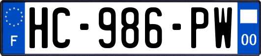HC-986-PW
