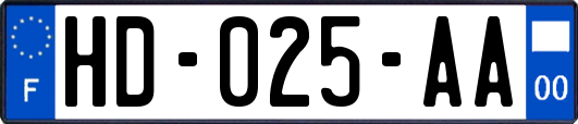 HD-025-AA