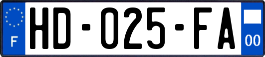 HD-025-FA