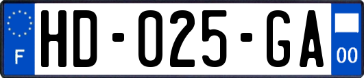 HD-025-GA