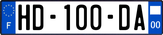 HD-100-DA