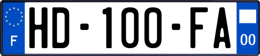 HD-100-FA