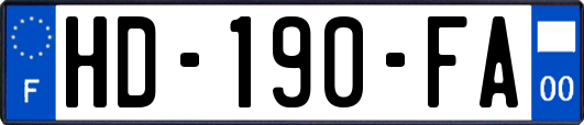 HD-190-FA