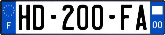 HD-200-FA