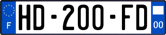 HD-200-FD