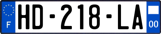 HD-218-LA