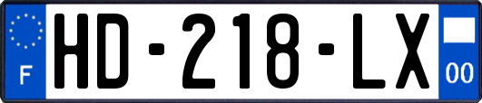 HD-218-LX