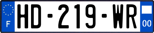 HD-219-WR