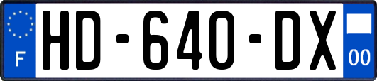 HD-640-DX