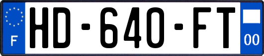 HD-640-FT