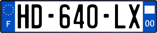 HD-640-LX
