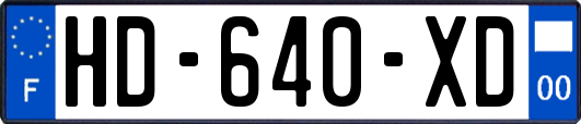 HD-640-XD