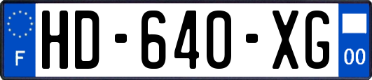 HD-640-XG