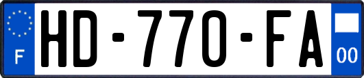 HD-770-FA