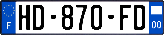 HD-870-FD