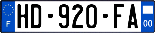 HD-920-FA