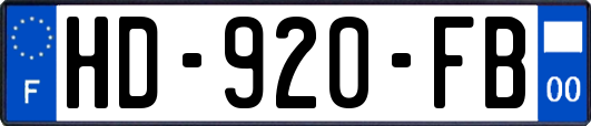 HD-920-FB