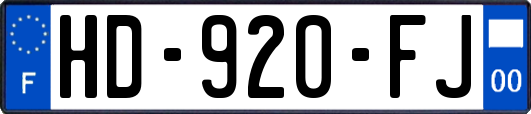 HD-920-FJ