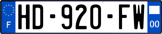 HD-920-FW