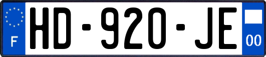 HD-920-JE