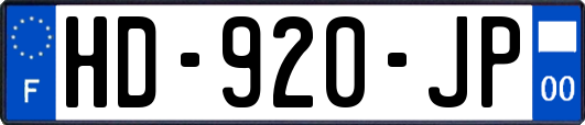 HD-920-JP