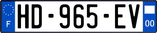 HD-965-EV