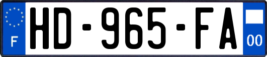 HD-965-FA