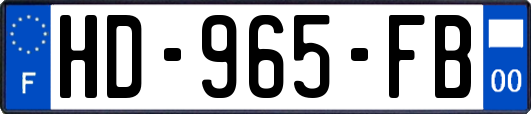 HD-965-FB