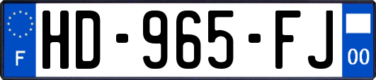 HD-965-FJ