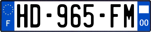 HD-965-FM
