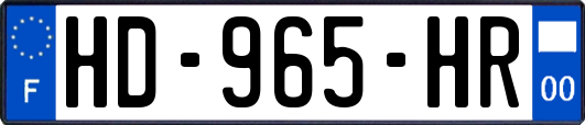 HD-965-HR