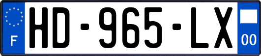 HD-965-LX