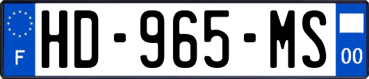 HD-965-MS