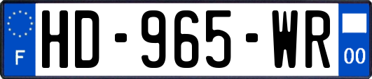 HD-965-WR