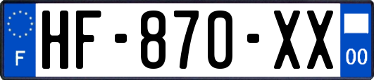 HF-870-XX