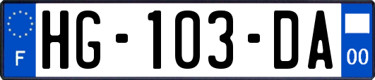 HG-103-DA