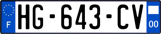 HG-643-CV