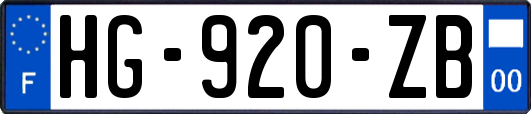 HG-920-ZB