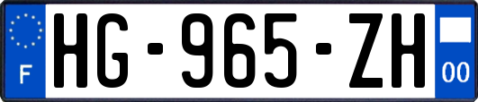 HG-965-ZH