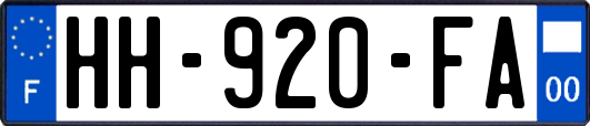 HH-920-FA