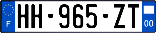 HH-965-ZT